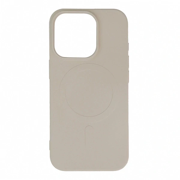 Liquid Silicone Kryt MagSafe pre iPhone 16 Pro - béžová