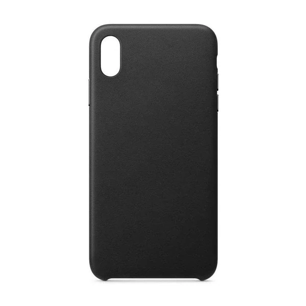 ECO Leather Kryt pre iPhone 12 Pro Max - čierne