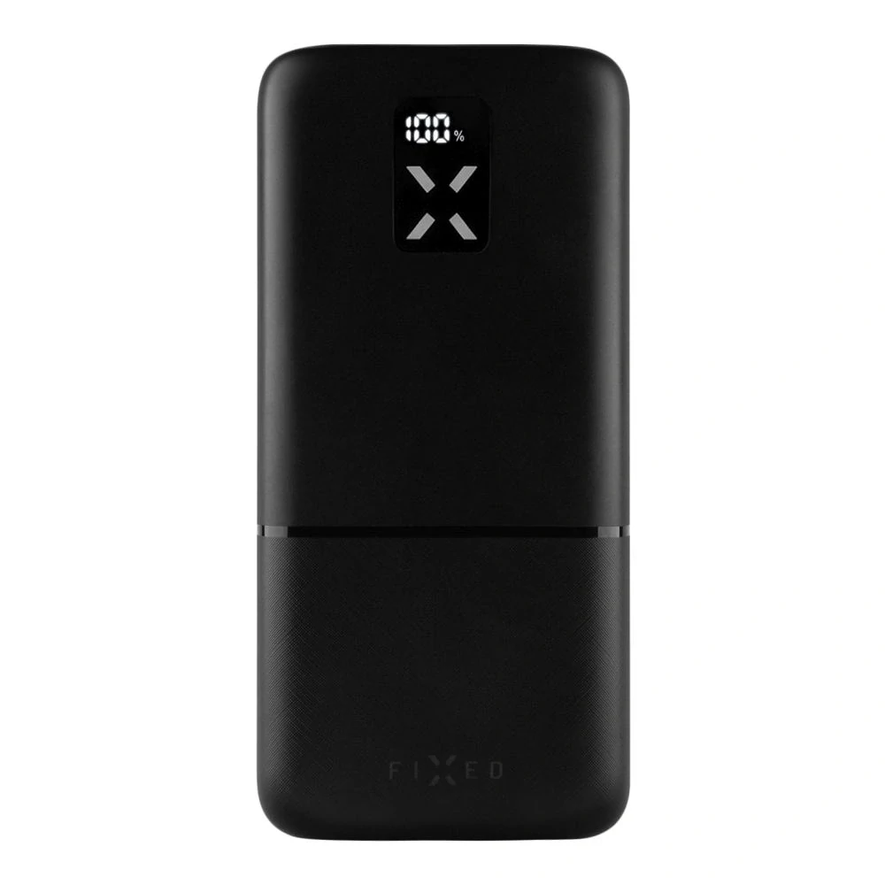 Fixed - Power Banka Zen 30 (FIXZEN-30-BK) - 2x USB, Type-C, 20W, 30000mAh, s LCD Displejom