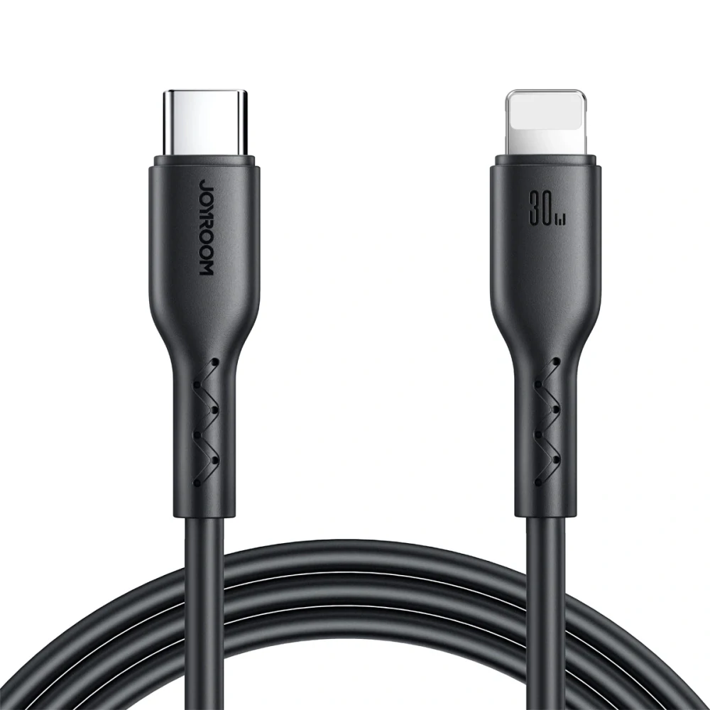 Joyroom Flash-Charge Series SA26-CL3 USB-C / Lightning kábel 30W 1m - čierny