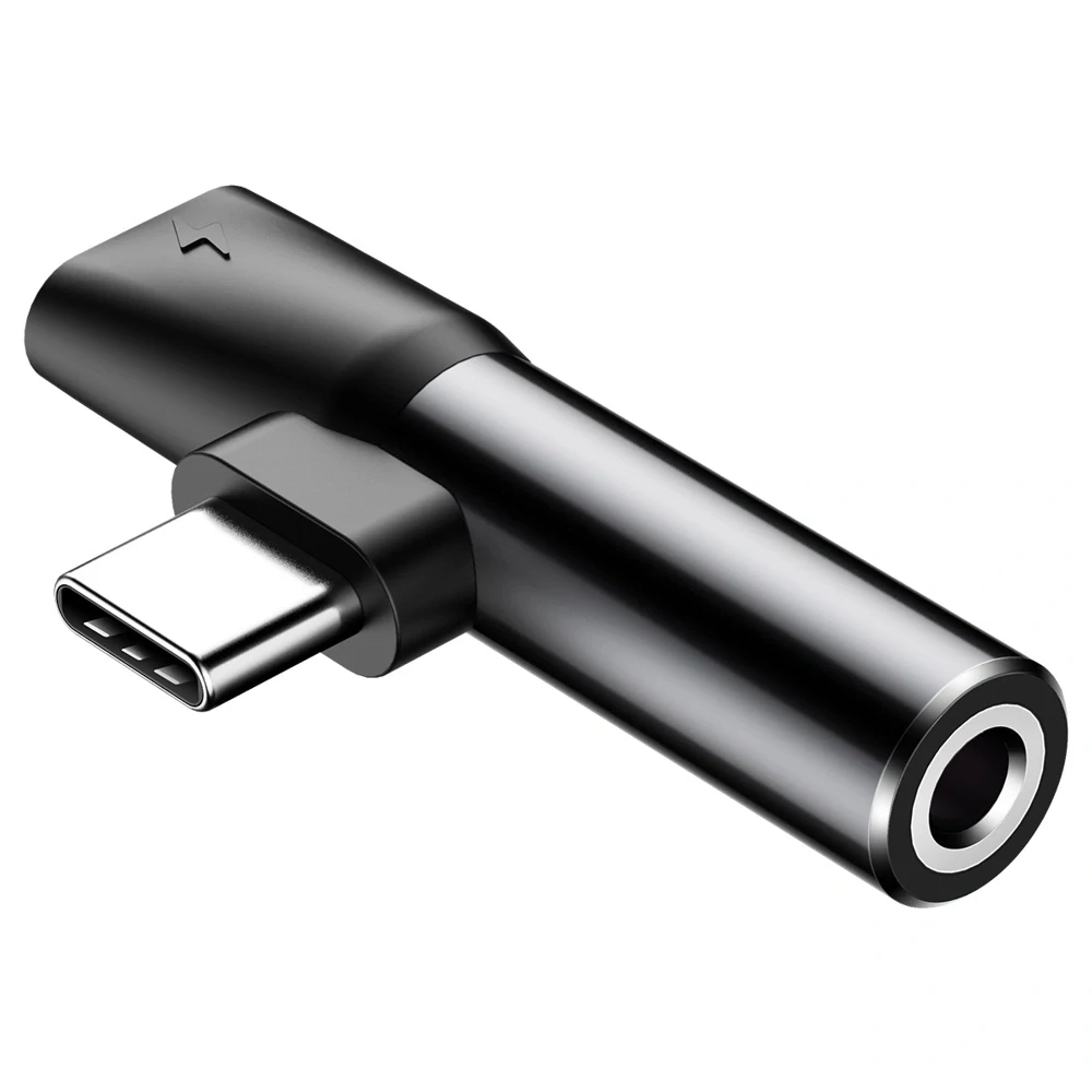 Baseus Audio Converter L41 adapter z USB-C na USB-C port + 3.5 mm headphone jack