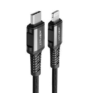 Acefast C1-01 Lightning - USB-C MFi PD kábel 30W 3A 480Mb/s 1.2m