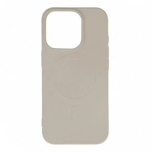 Liquid Silicone Kryt MagSafe pre iPhone 16 Pro Max - béžová