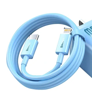 Baseus CAYS001903 Lightning - USB-C PD kábel 20W 480Mb/s 1m - modrý