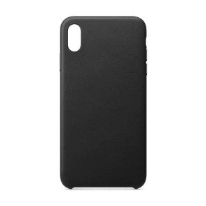 ECO Leather Kryt pre iPhone 12 Pro Max - čierne