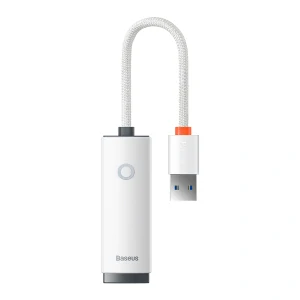 Baseus - Ethernet Adapter Lite Series (WKQX000002) - USB-A to RJ45 Lan Port, 100Mbps