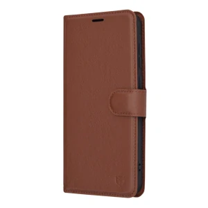 Techsuit - Leather Folio - Ochranné Púzdro - Samsung Galaxy A55 5G - Hnedé