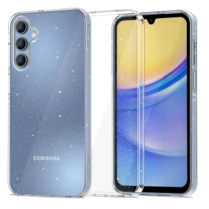 Techsuit - SparkleSkin Series - Ochraný kryt - Samsung Galaxy A15 4G / A15 5G - Transparentná