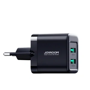 Joyroom JR-TCN01 2xUSB-A 12W 2.4A Nabijaci Adapter - čierny