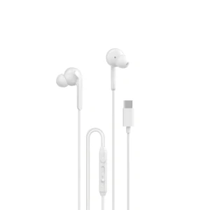 Dudao X3C+ Wired USB-C In-Ear Headphones 1.2m - Biele