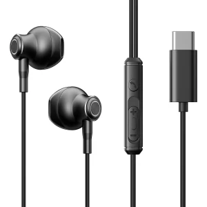Joyroom TYPE-C Series JR-EC07 USB-C in-ear slúchadla - čierne