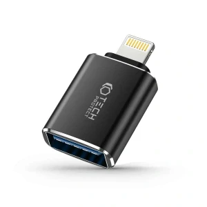Tech-Protect UltraBoost Lightning (Samec) / USB-A (Samica) OTG Adapter