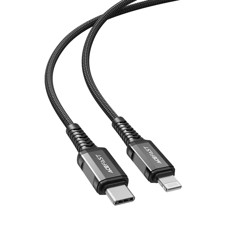 Acefast C1-01 Lightning - USB-C MFi PD kábel 30W 3A 480Mb/s 1.2m