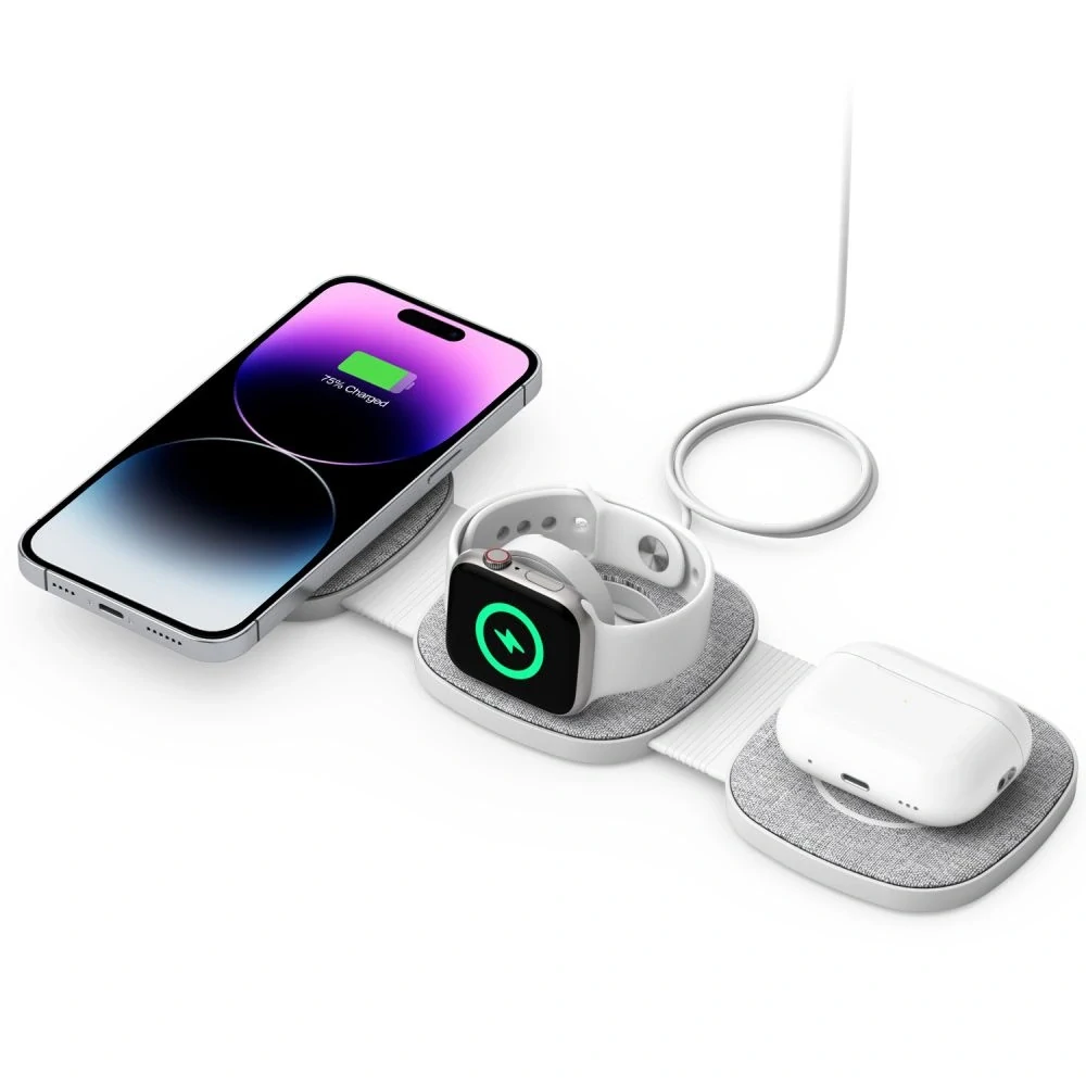Tech-Protect QI15W-A32 3-in-1 Indukčná nabíjačka s MagSafe pre Smartphone / Apple Watch / AirPods