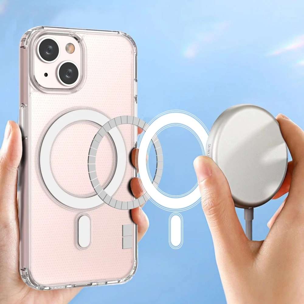 Clear Magnetic Case s MagSafe pre iPhone 15 