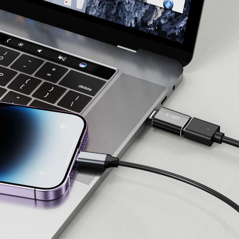 Tech-Protect UltraBoost USB-C (Male) / USB-A (Female) OTG Adapter