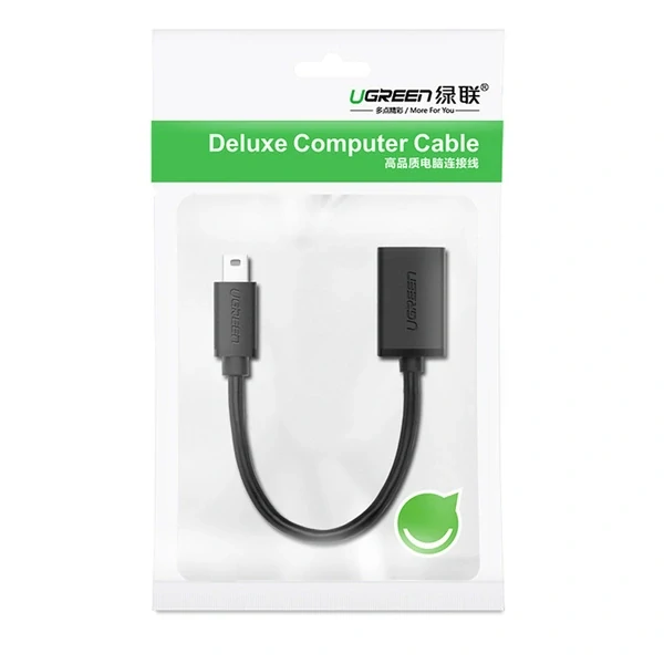 Ugreen US249 10383 mini USB-B (male) / USB-A (female) OTG adapter 10cm