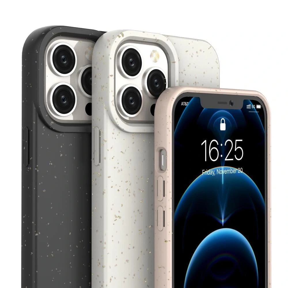 Eco Case kryt pre iPhone 12 Pro Max silikónové rozložitelné púzdro - zelená