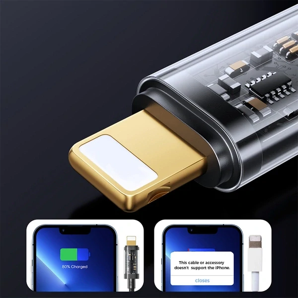 Joyroom S-CL020A12 Lightning / USB-C PD kábel 20W 1.2m - čierny