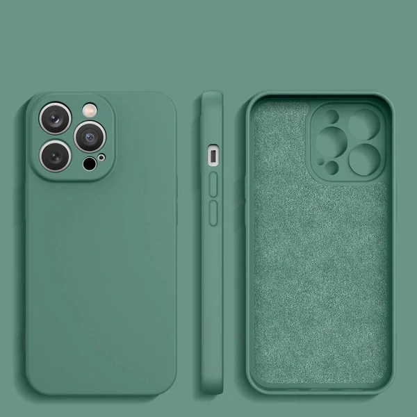 Silicone Case pre iPhone 14 Plus - zelená