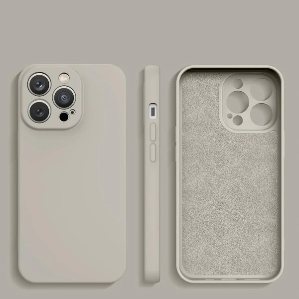 Silicone Case pre iPhone 14 Plus - béžová