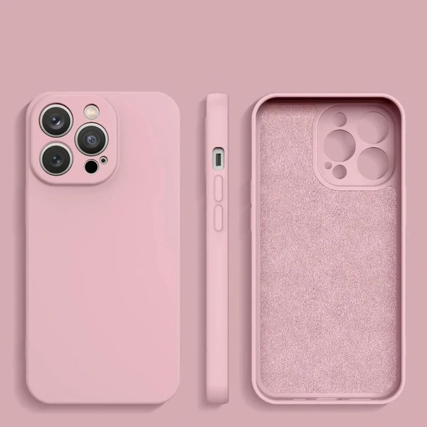 Silicone Case pre iPhone 14 Plus - ružove