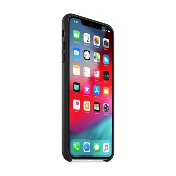 ECO Leather Kryt pre iPhone 12 Pro Max - čierne