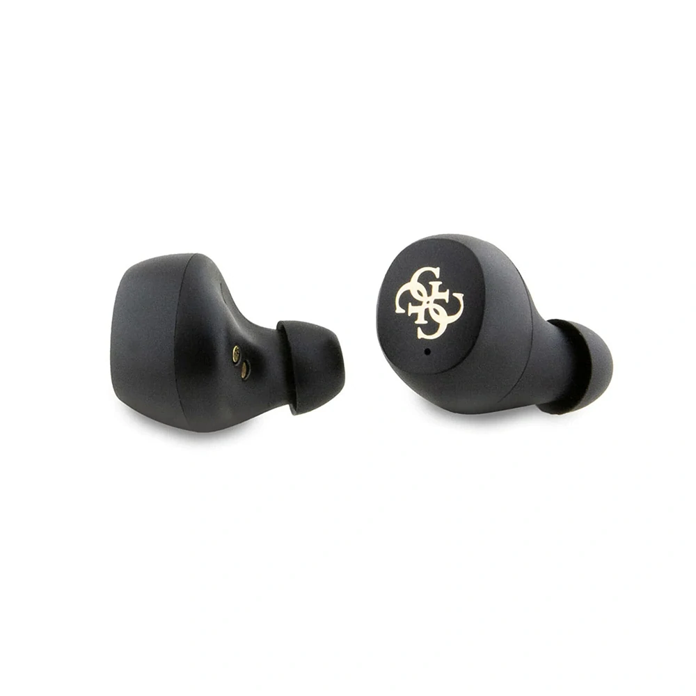 Guess - Bezdrôtové slúchadla 4G Metal (GUTWSP4EGB) - Bluetooth 5.3, TWS, ENC, IPX5, 300mAh - modré