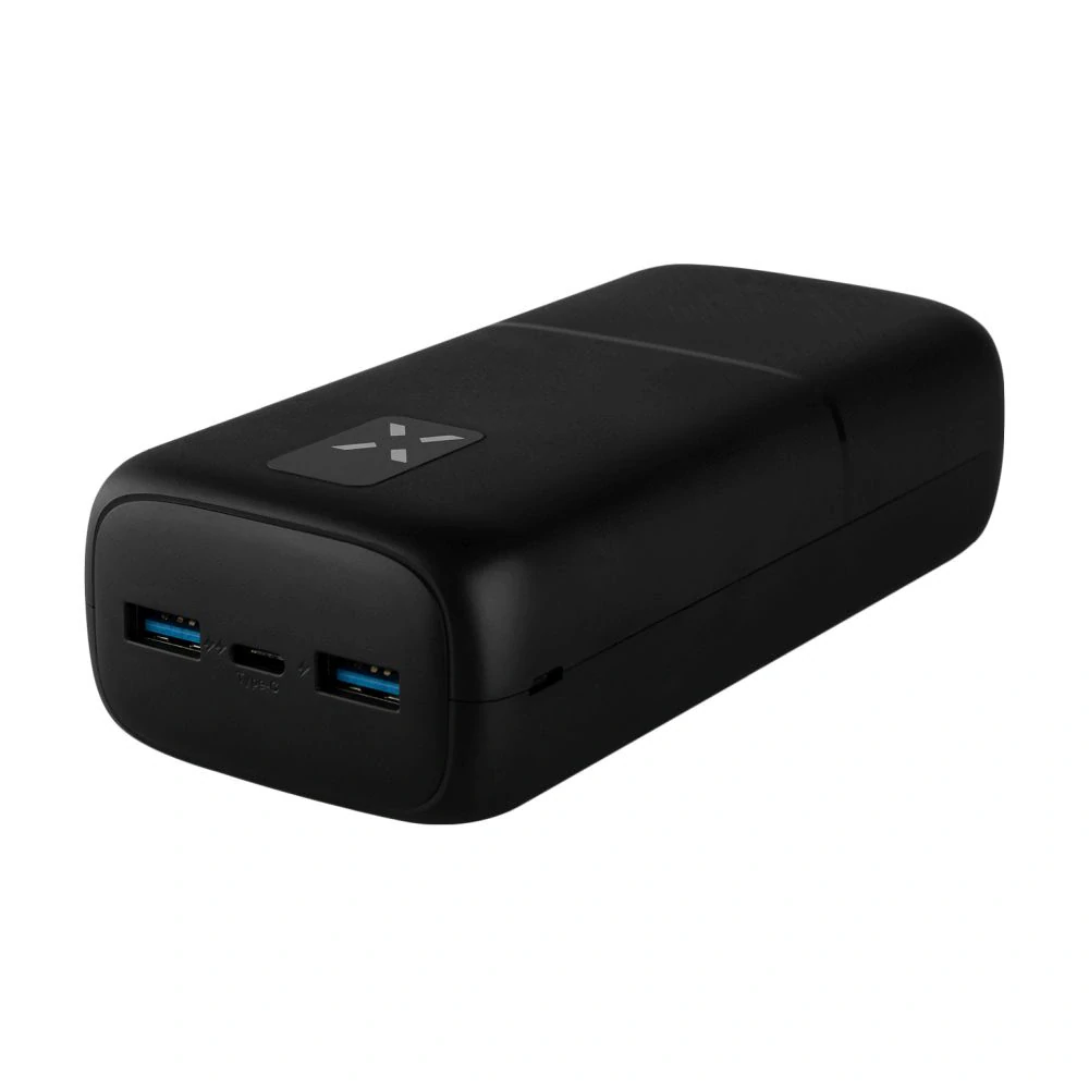 Fixed - Power Banka Zen 30 (FIXZEN-30-BK) - 2x USB, Type-C, 20W, 30000mAh, s LCD Displejom