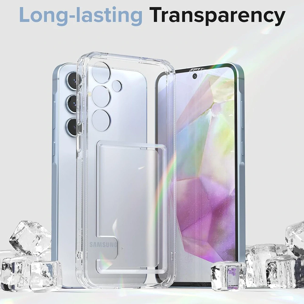 Ringke - Fusion Card Kryt - Samsung Galaxy A35 5G - Transparentná