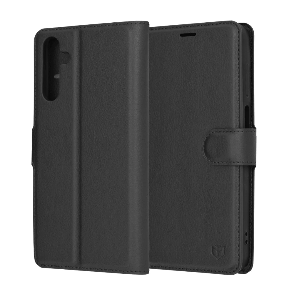 Techsuit - Leather Folio - Ochranné Púzdro - Samsung Galaxy A15 5G/4G - Čierné