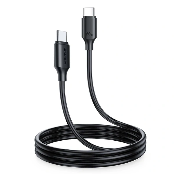 Joyroom Long-Lasting Series A9 USB-C / USB-C PD QC Nabíjací kábel 60W 3A 1m - čierny