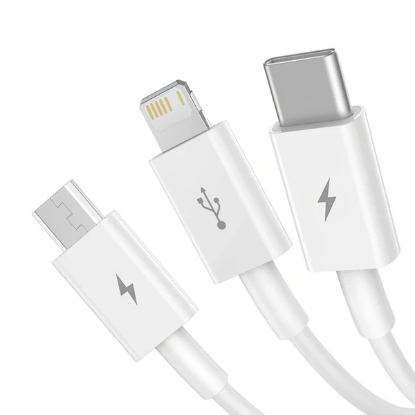 Baseus Superior Series USB-A - USB-C / Lightning / micro USB 3.5A kábel1m