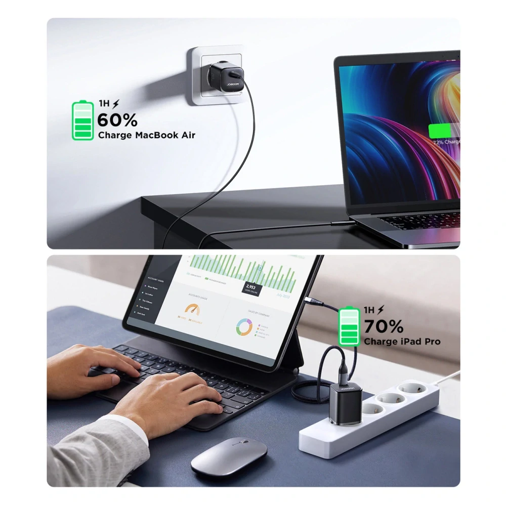 Joyroom JR-TCF07EU Speed Series 30W USB-C PD/QC/AFC/FCP Rýchlo nabíjačka