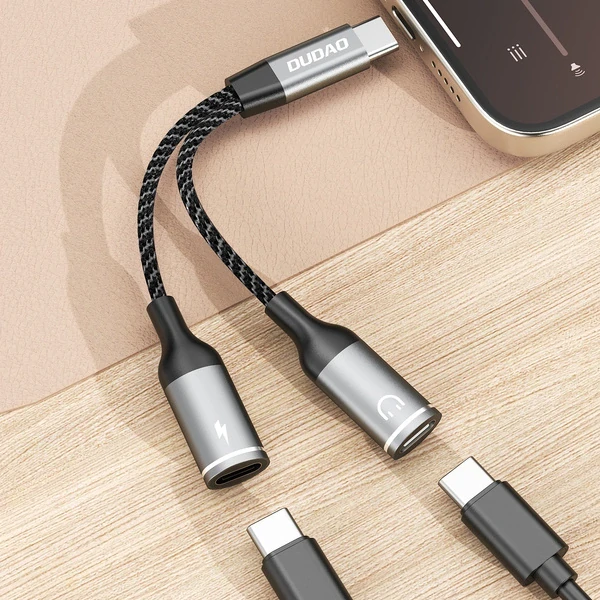 Dudao L13C+ 2in1 USB-C Adapter 