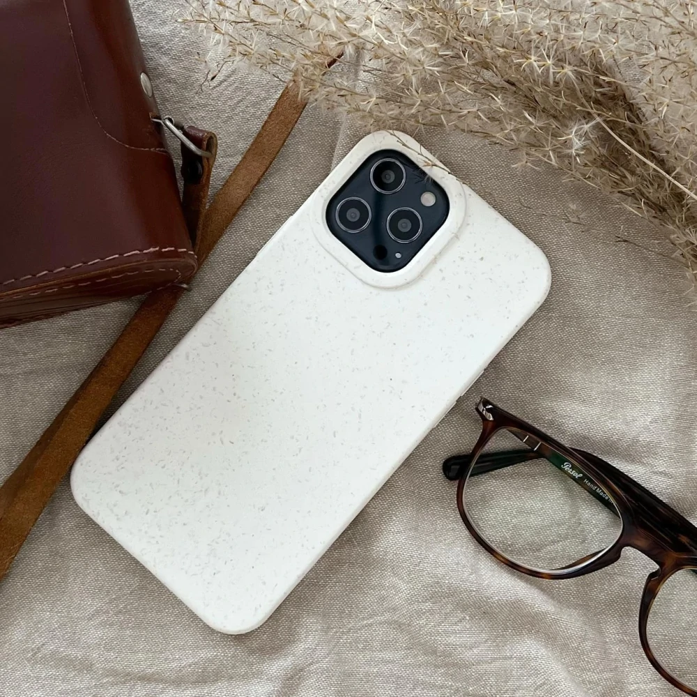 Eco Case kryt pre iPhone 12 Pro Max silikónové rozložitelné púzdro - zelená