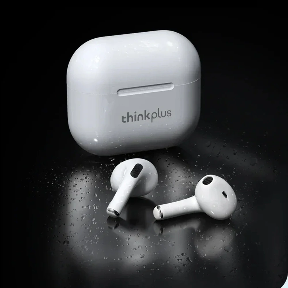 Lenovo - Wireless Earbuds ThinkPlus LivePods (LP40) - Bluetooth 5.0, Bezdrôtové, Half-In-Ear - biele