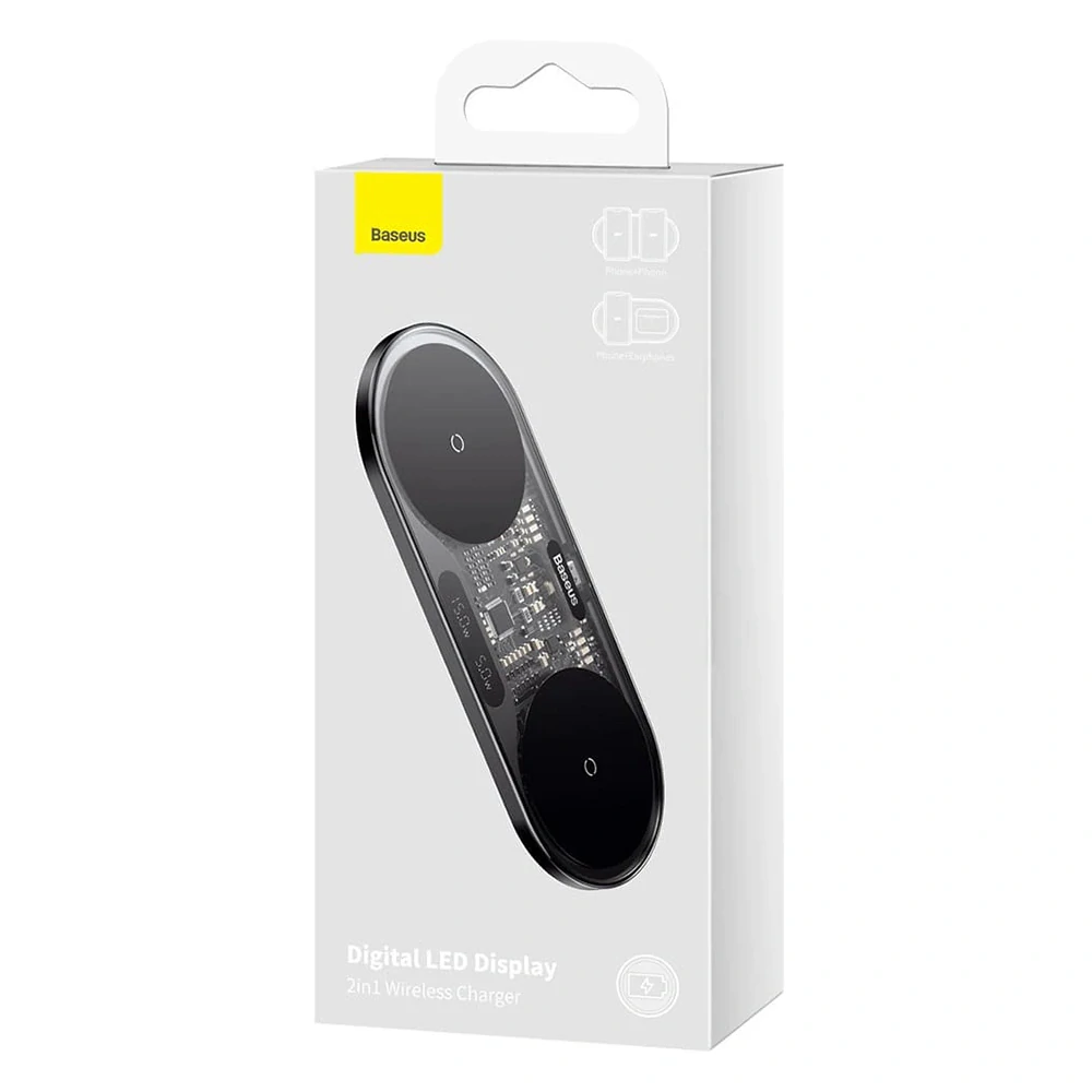 Baseus - Nabíjacia stanica (WXSX010101) - Digital Display, 20W, Type-C Input