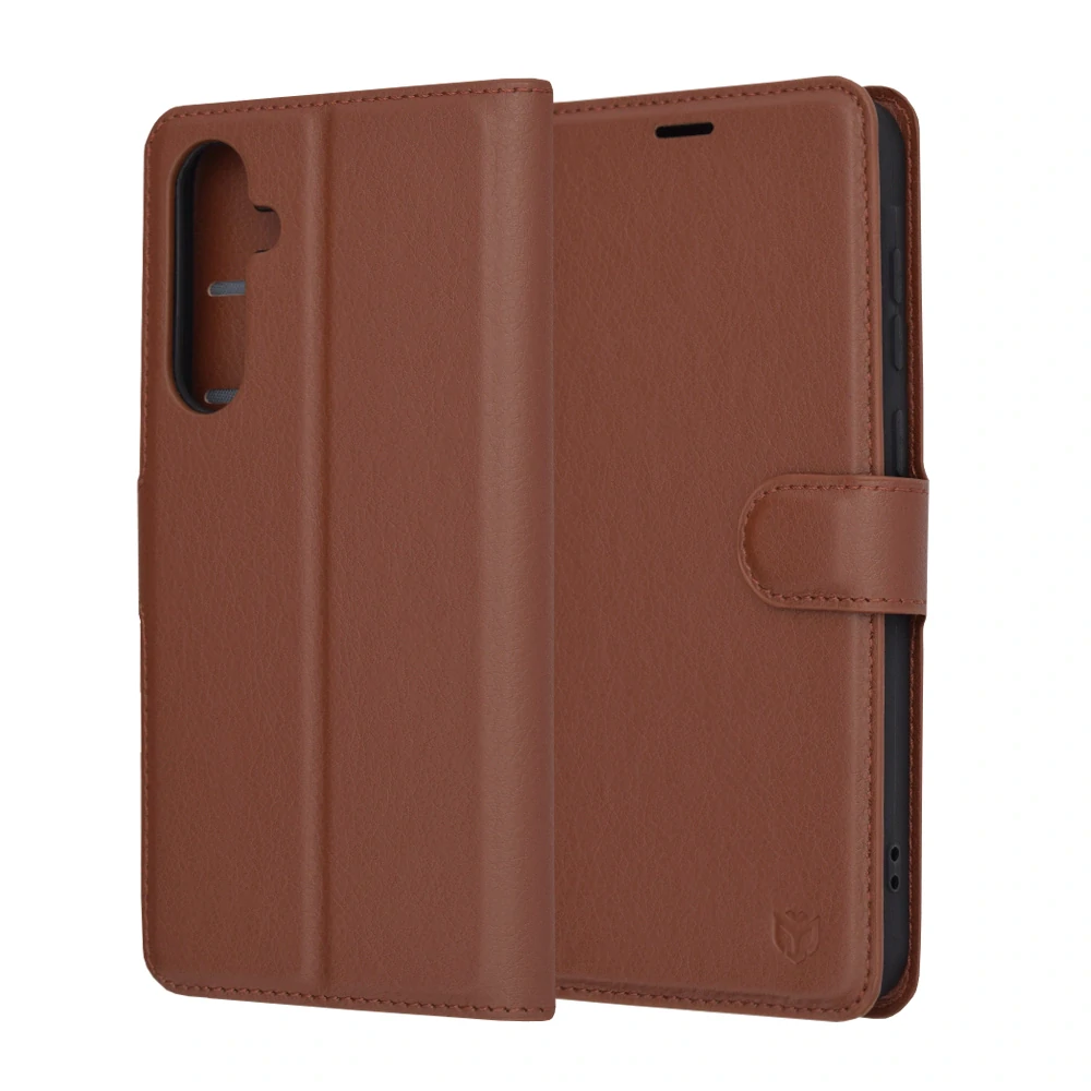 Techsuit - Leather Folio - Ochranné Púzdro - Samsung Galaxy A55 5G - Hnedé