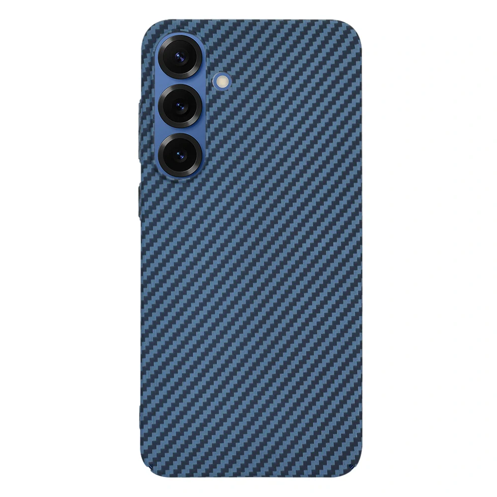 Techsuit - Carbonite FiberShell Kryt - Samsung Galaxy S25 Plus - Cyan