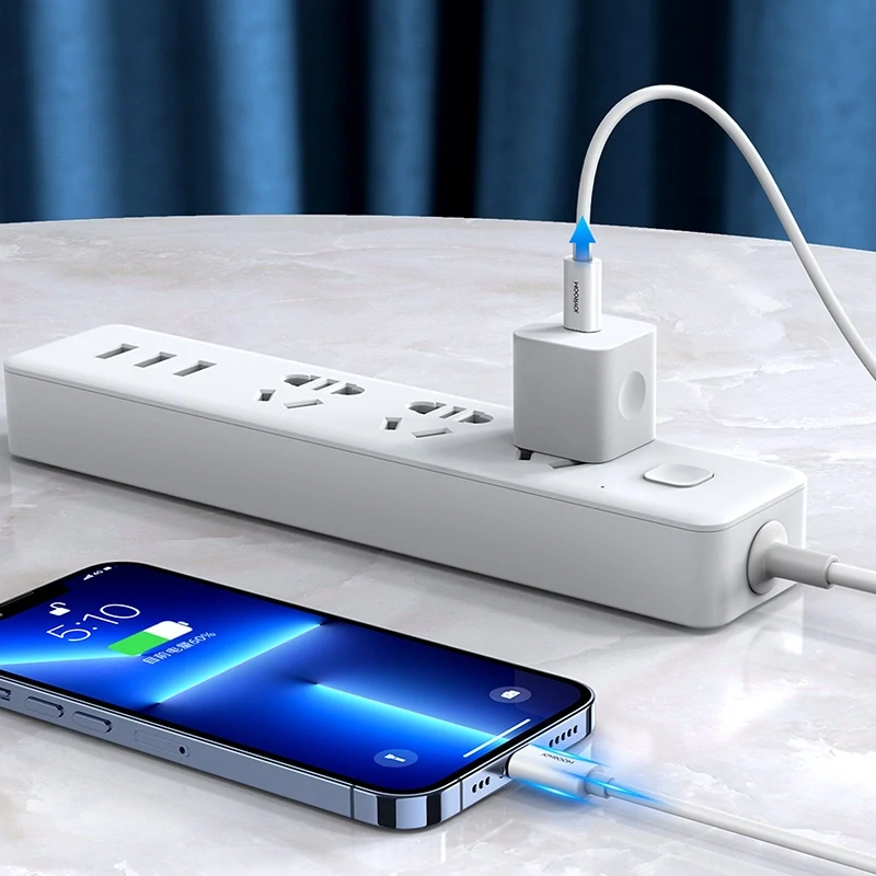 Joyroom S-M430 Lightning / USB-C MFi PD kábel 27W 3A 1.2m - biely