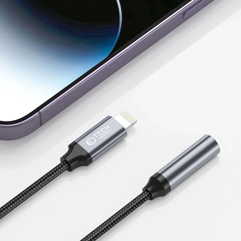 Tech-Protect UltraBoost Lightning / 3.5mm Mini Jack Adapter