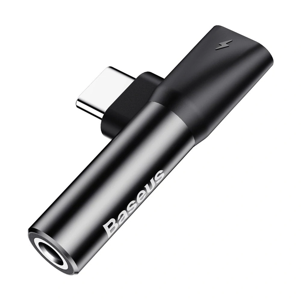 Baseus Audio Converter L41 adapter z USB-C na USB-C port + 3.5 mm headphone jack
