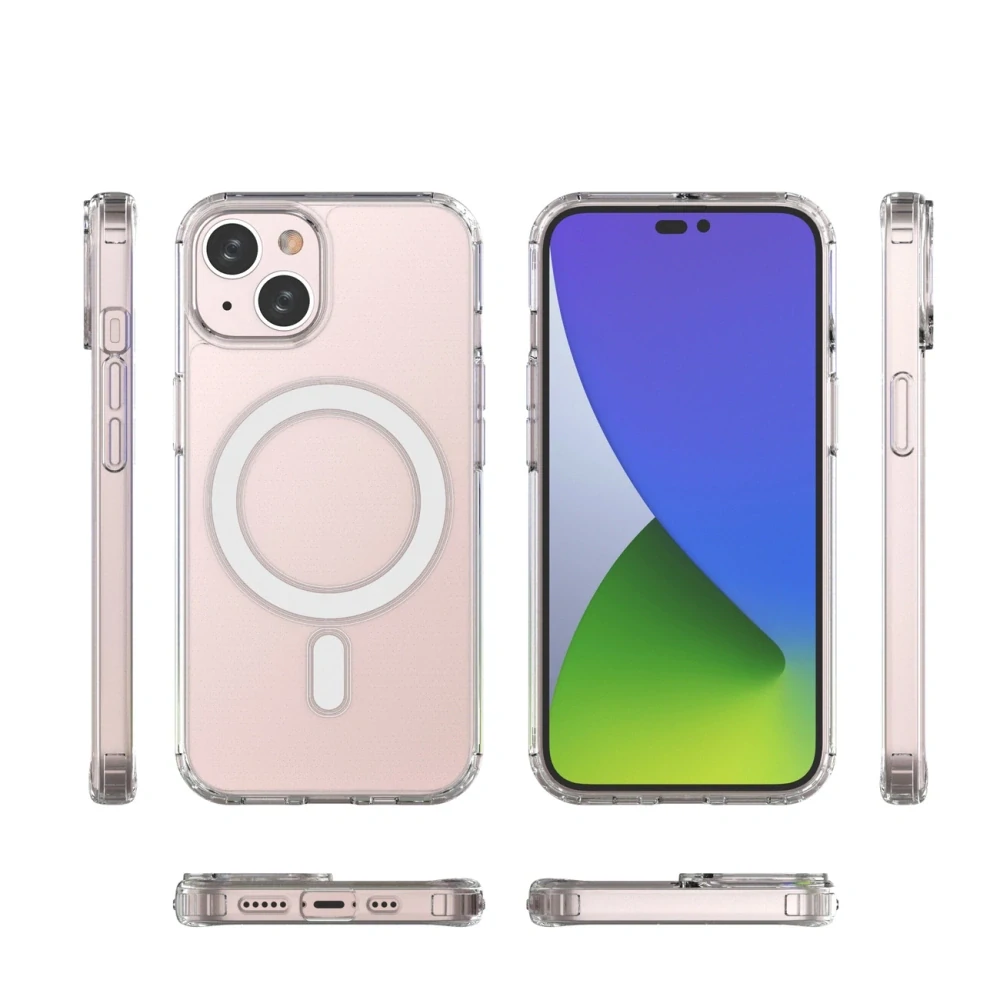 Clear Magnetic Case s MagSafe pre iPhone 15 
