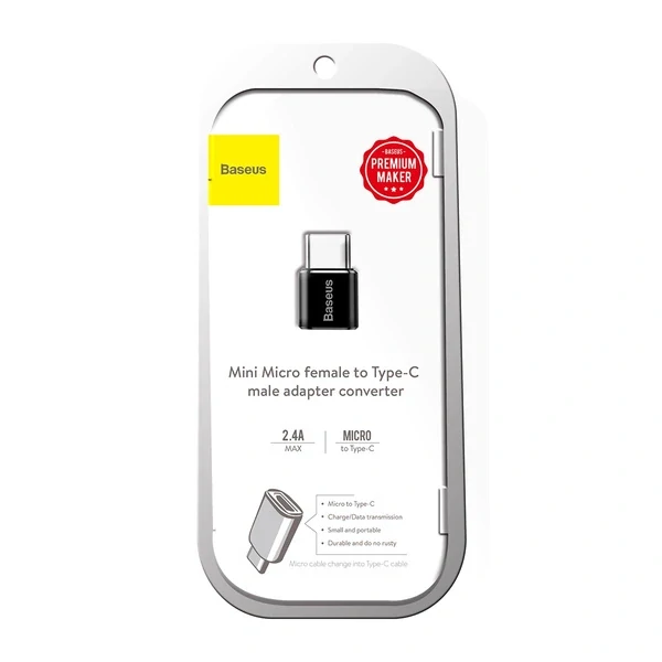 Baseus Mini Micro USB na USB-C adapter