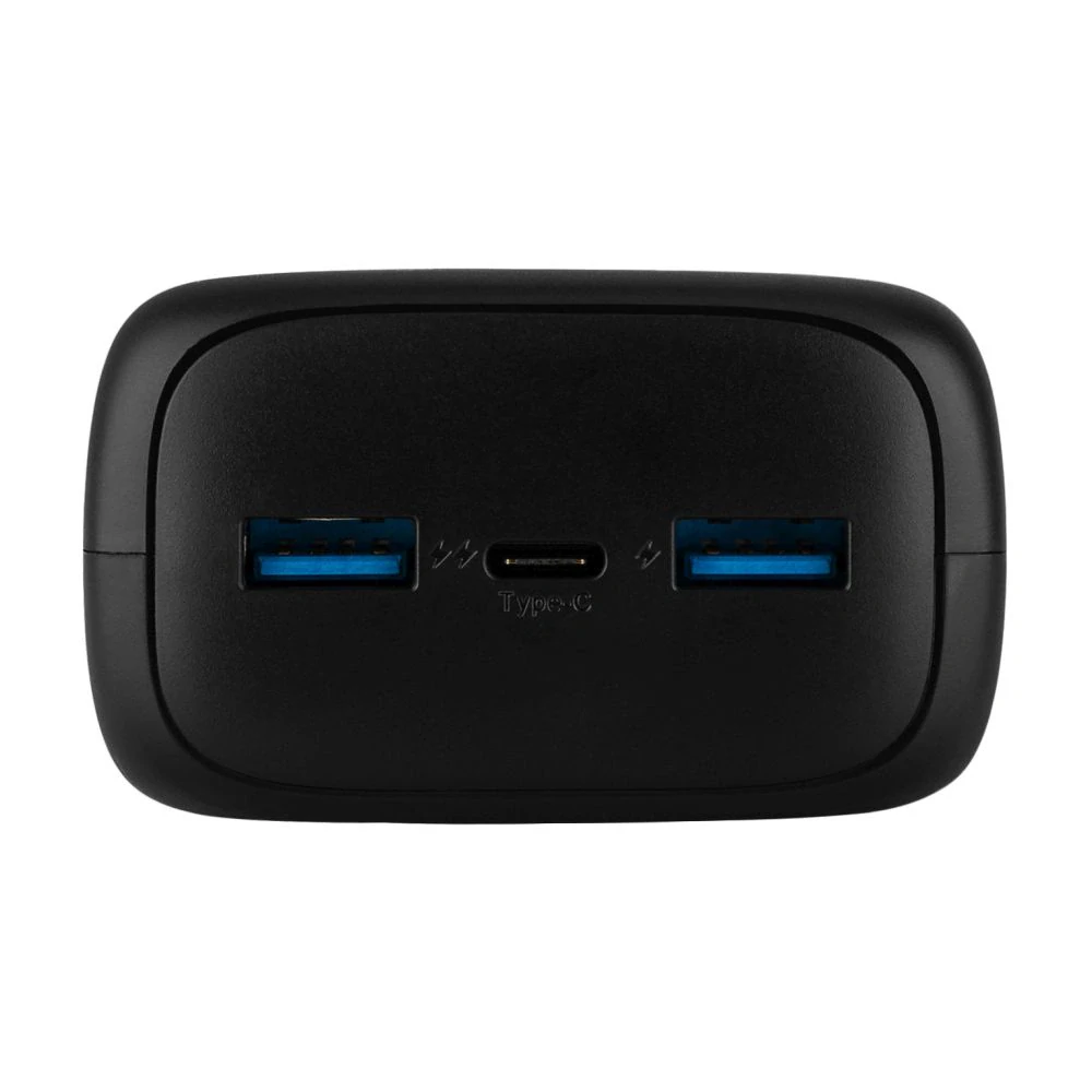 Fixed - Power Banka Zen 30 (FIXZEN-30-BK) - 2x USB, Type-C, 20W, 30000mAh, s LCD Displejom