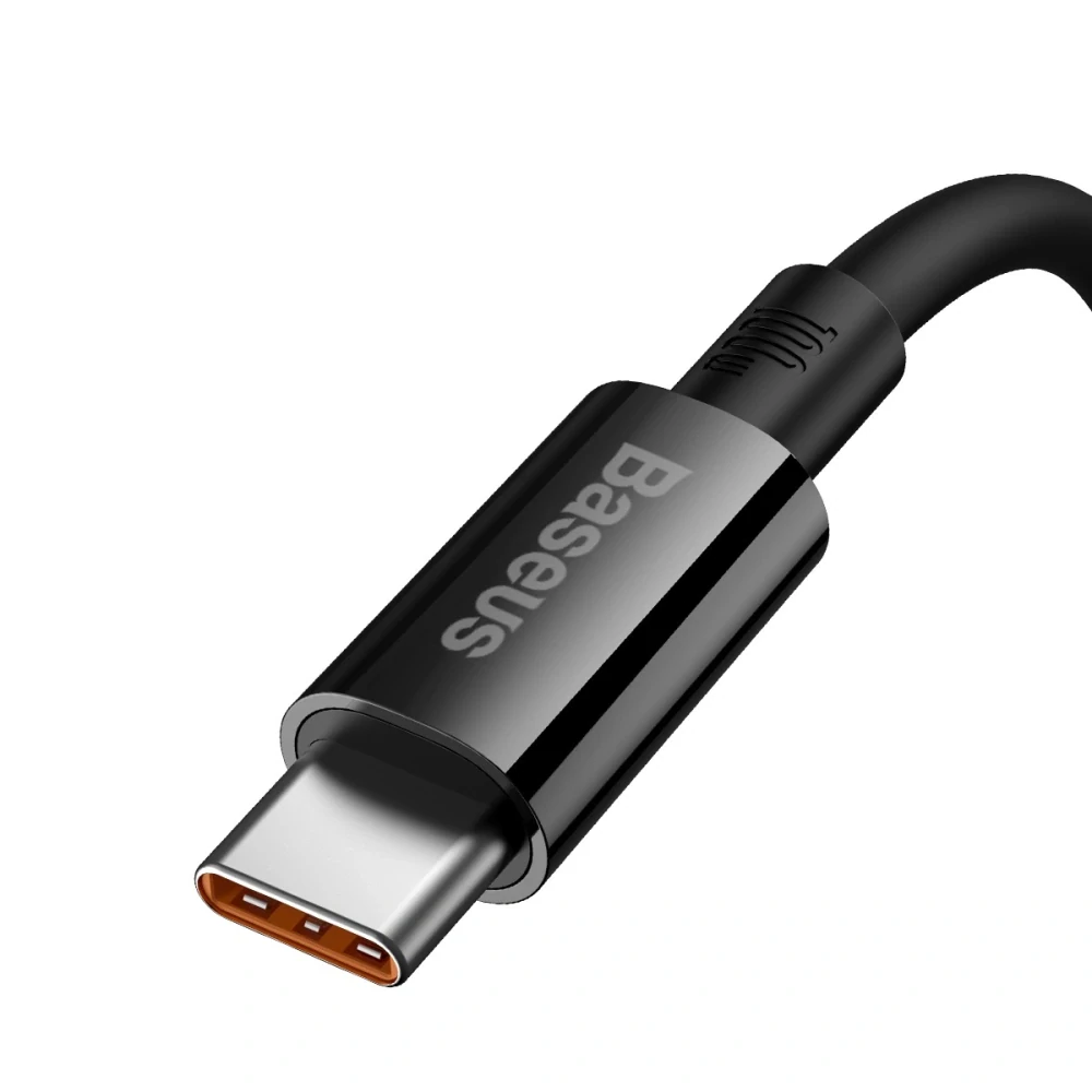 Baseus Superior Series USB-A / USB-C kábel 100W 1m - čierny