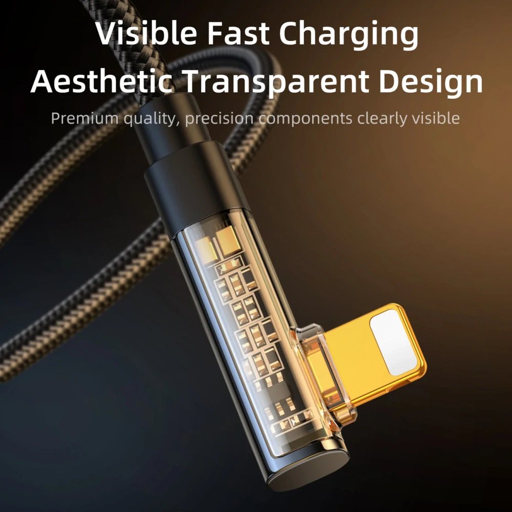 Joyroom Gaming Kábel S-UL012A6 Lightning / USB-A 2.4A 1.2 m - modrý