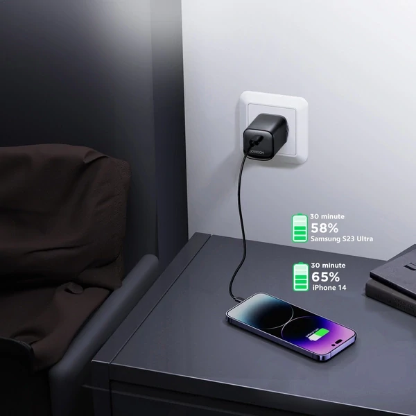 Joyroom JR-TCF07EU Speed Series 30W USB-C PD/QC/AFC/FCP Rýchlo nabíjačka