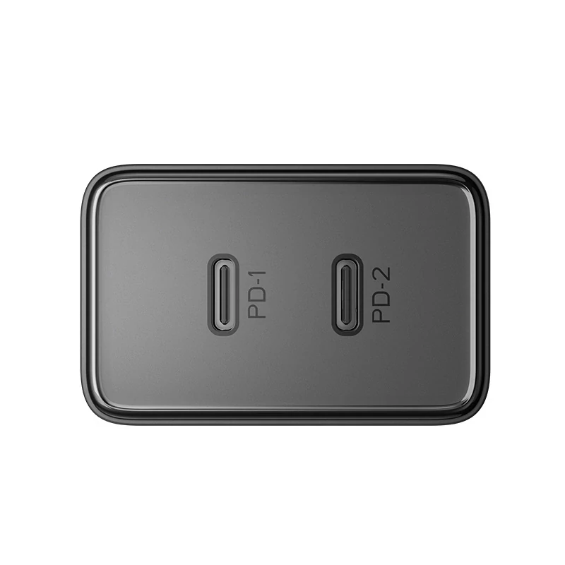 Joyroom JR-TCF09 Rýchlo nabíjací adaptér 2x USB-C 40W - čierny